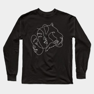 Dancing through the pain, coming out like a lion Long Sleeve T-Shirt